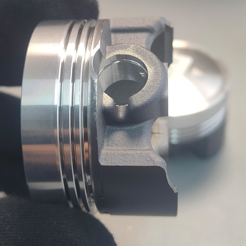 Blue Sharp DIY Motorcycle Casting Piston Free Modification Top Diameter 53-56mm 13mm Dlc Pin