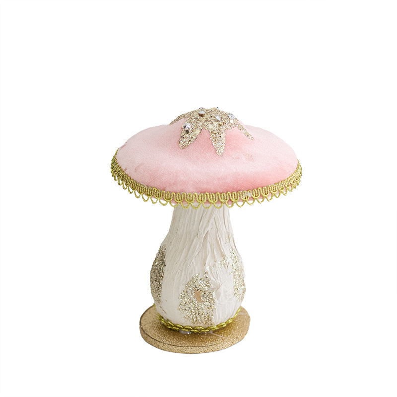 Nuevos productos transfronterizos Adornos navideños Adornos Escena de ventana de hongos creativos Accesorios Regalos de Navidad