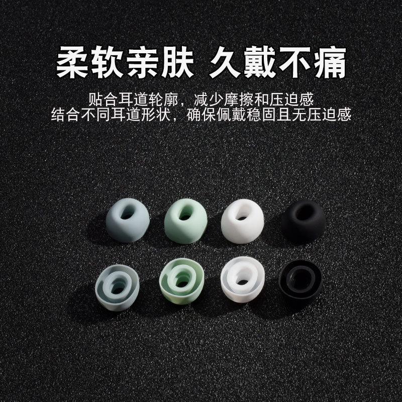 Adecuado para orejeras Xiaomi RedmiBuds 5Pro orejeras de silicona buds5 orejeras fundas para orejeras inalámbricas Bluetooth