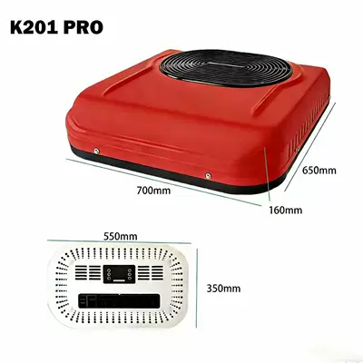 Parking Air Conditioner, a Roof-Mounted | Automotive air conditioning - 12vred-for-light-trucks-k201-pro