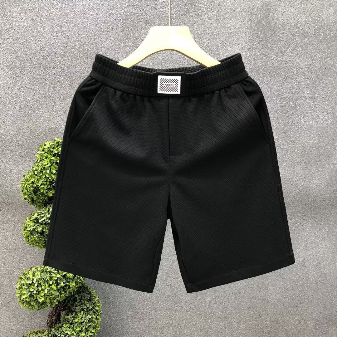Pantalones cortos casuales de todo fósforo, pantalones de traje para hombre, pantalones de gofres de negocios, pantalones grandes rectos, comercio exterior transfronterizo de verano al por mayor