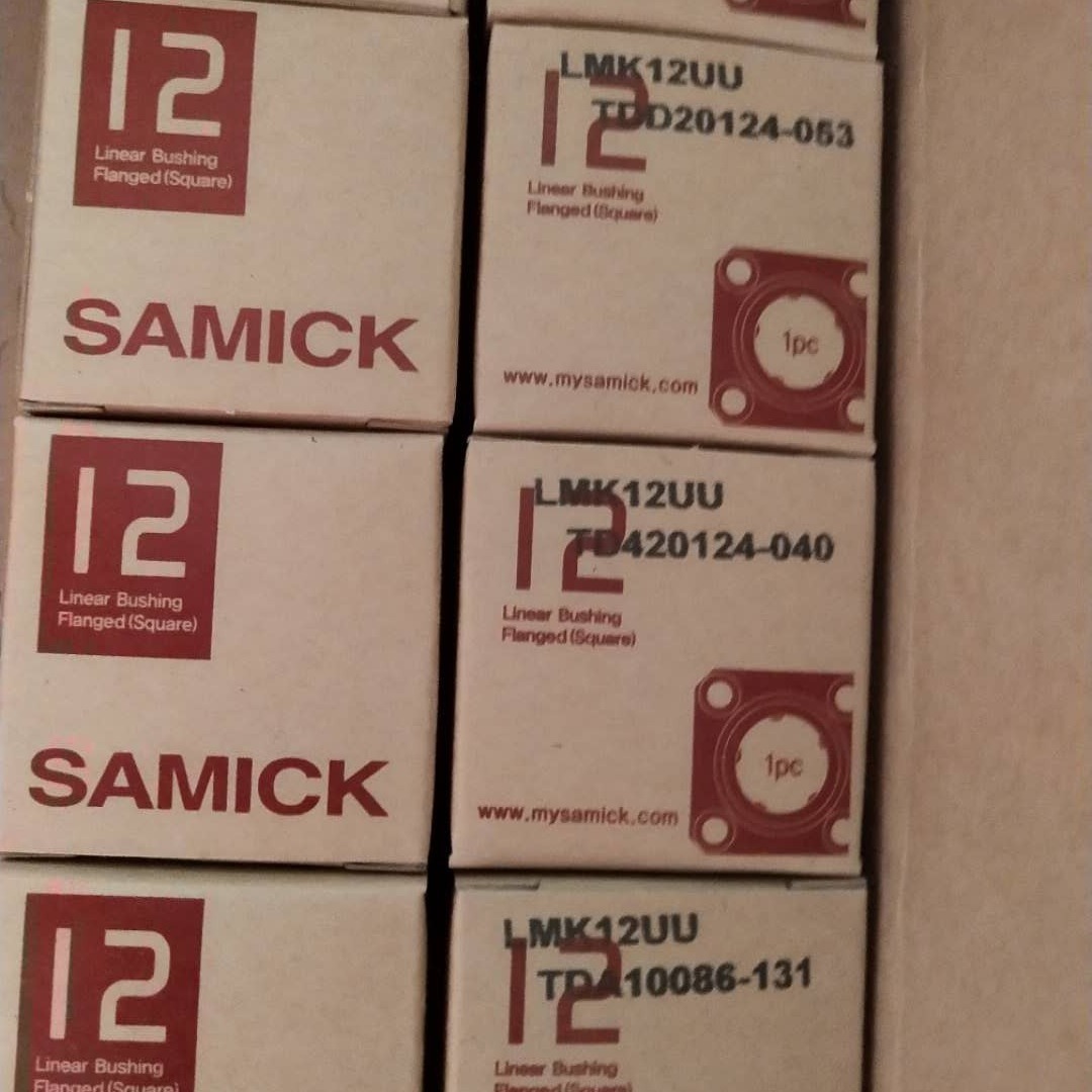 韩国三益SAMICK方法兰直线轴承LMK12UU 原装正品 现货供应
