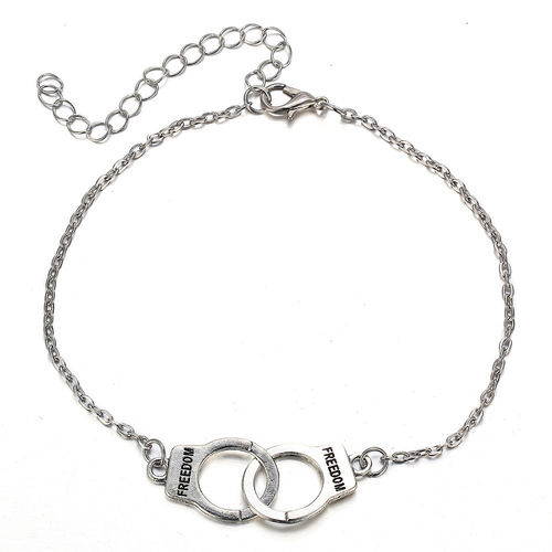 European and American cross-border new bracelet niche design fashion trend beach double-layer handcuffs and anklets wholesale for girls