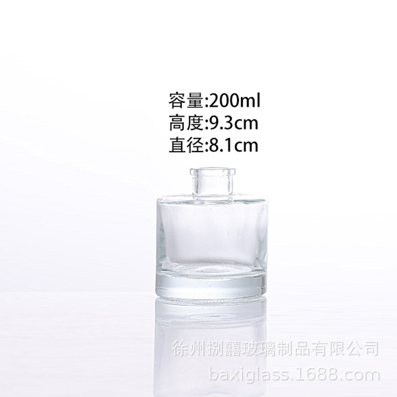Transparencia; Bayoneta transparente de 200 ml (diámetro 8,1 cm)