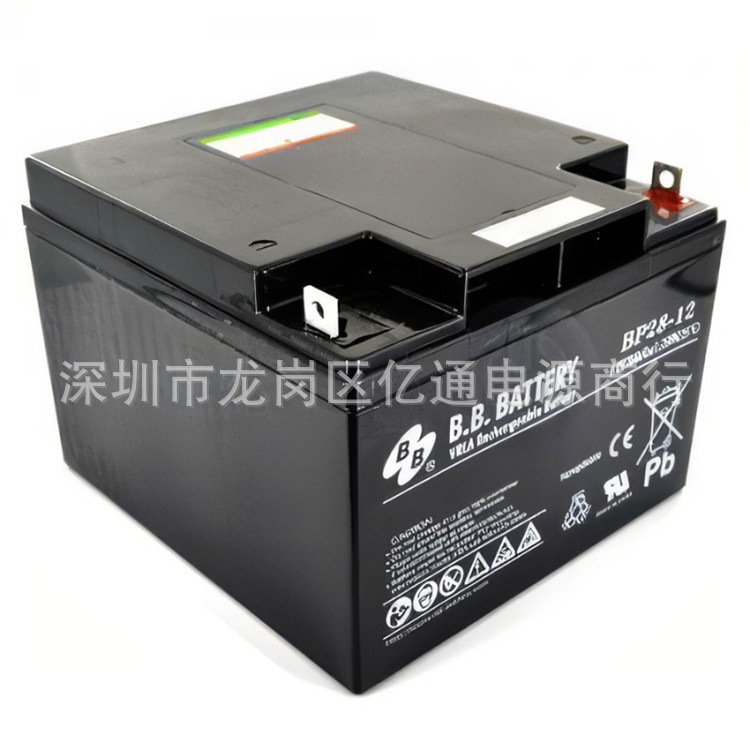 BB美美蓄电池BP28-12 12V28AH直流屏EPS电源电瓶 应急照明备用