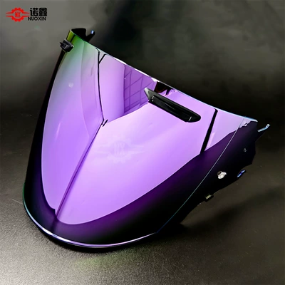 Dəbilqə (Kaska) aksesuarları — Half Helmet, Three-Quarter Vas-Z Helmet - vz-ram-purple-plated