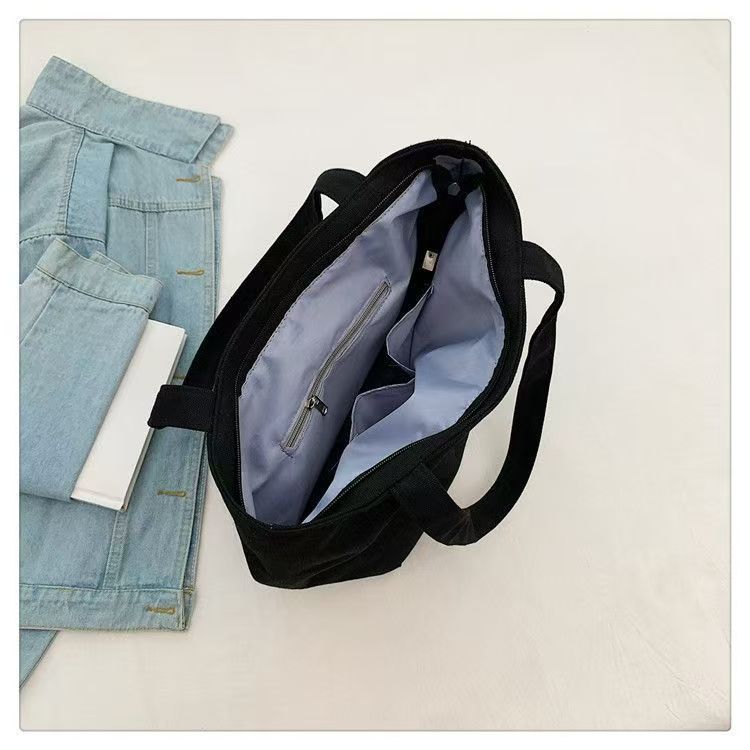 Japanese-style New Waterproof Nylon Casual Cross-border Spring Summer Single Shoulder Canvas Bag Women's Designer Large Capacity Commute Tote Bag