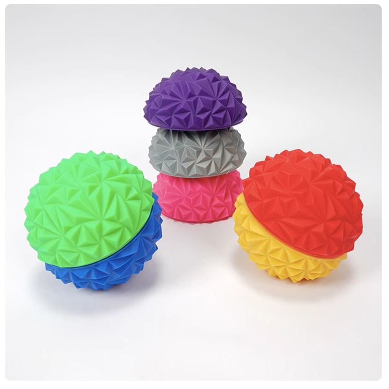 bola de durian a través de la piedra del río equipos de entrenamiento sensorial para niños ayuda educativa almohadilla táctil hogar tabla de equilibrio táctil juguete de educación temprana