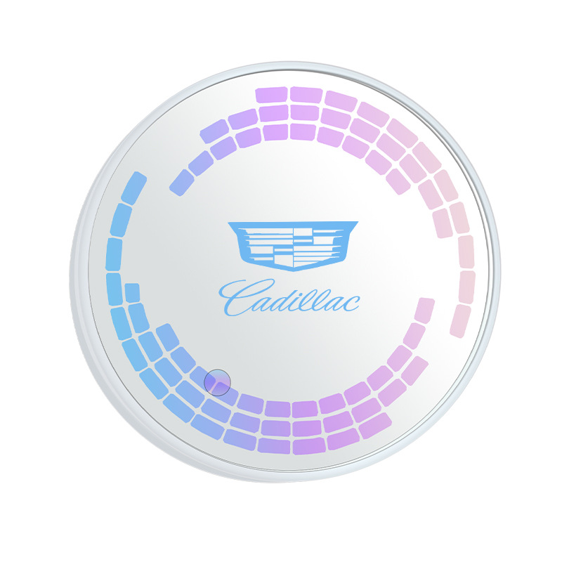 Aplicable a Cadillac ventana triangular luz de atmósfera inducción inteligente de automóviles iluminación decoración de color iluminado luz de atmósfera LED