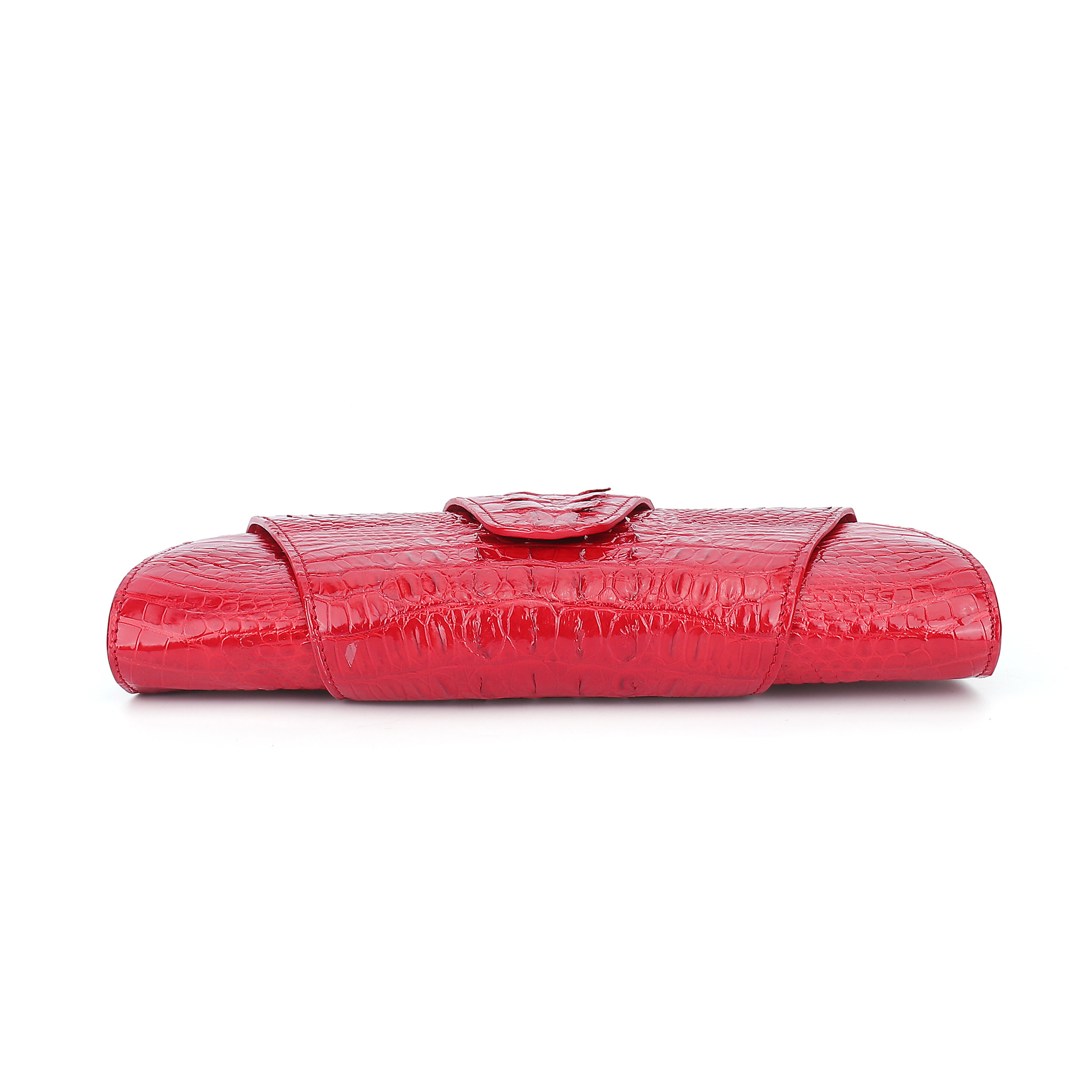 New Women's Evening Bag, Small Crossbody Party Clutch, Crocodile Embossed Chain Square Bag - Thumbnail 5