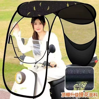 电动车雨棚高质量实用新款可拆卸方便车棚雨棚电车挡遮阳伞雨篷