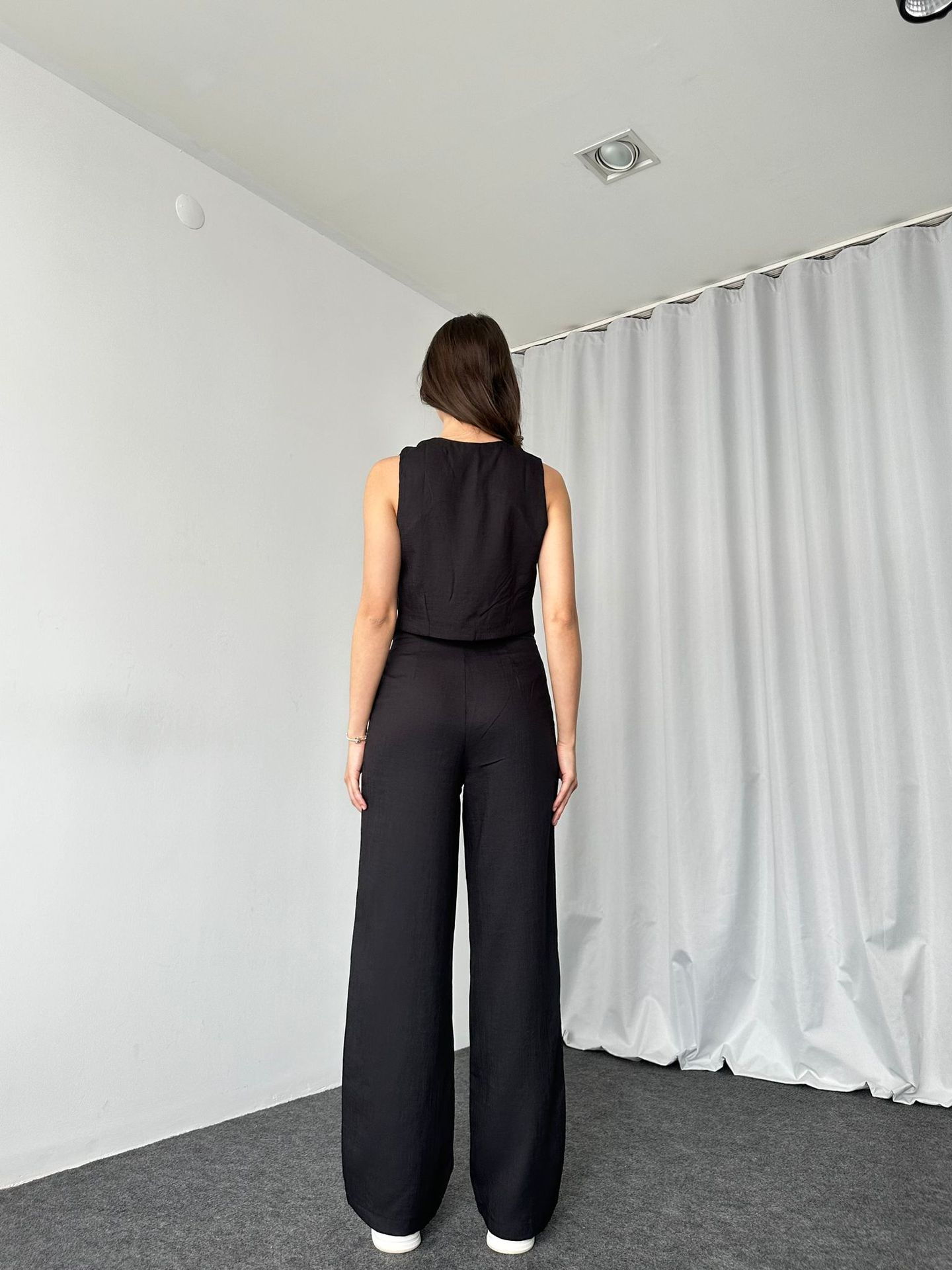 420g Weight Sleeveless Sleeve Length Spandex, Polyester Fabric Type Pant Co-ord Set Sets Type 2 Pieces Set Quantity Daily Occasion U Neck Neckline Regular Fit Fit Type Solid Color Pattern Summer Season Women's Gender Button Design Streetwear Style Daily Women's Streetwear Solid Color Spandex Polyester Button Pant Co-ord Set Pants Sets 27