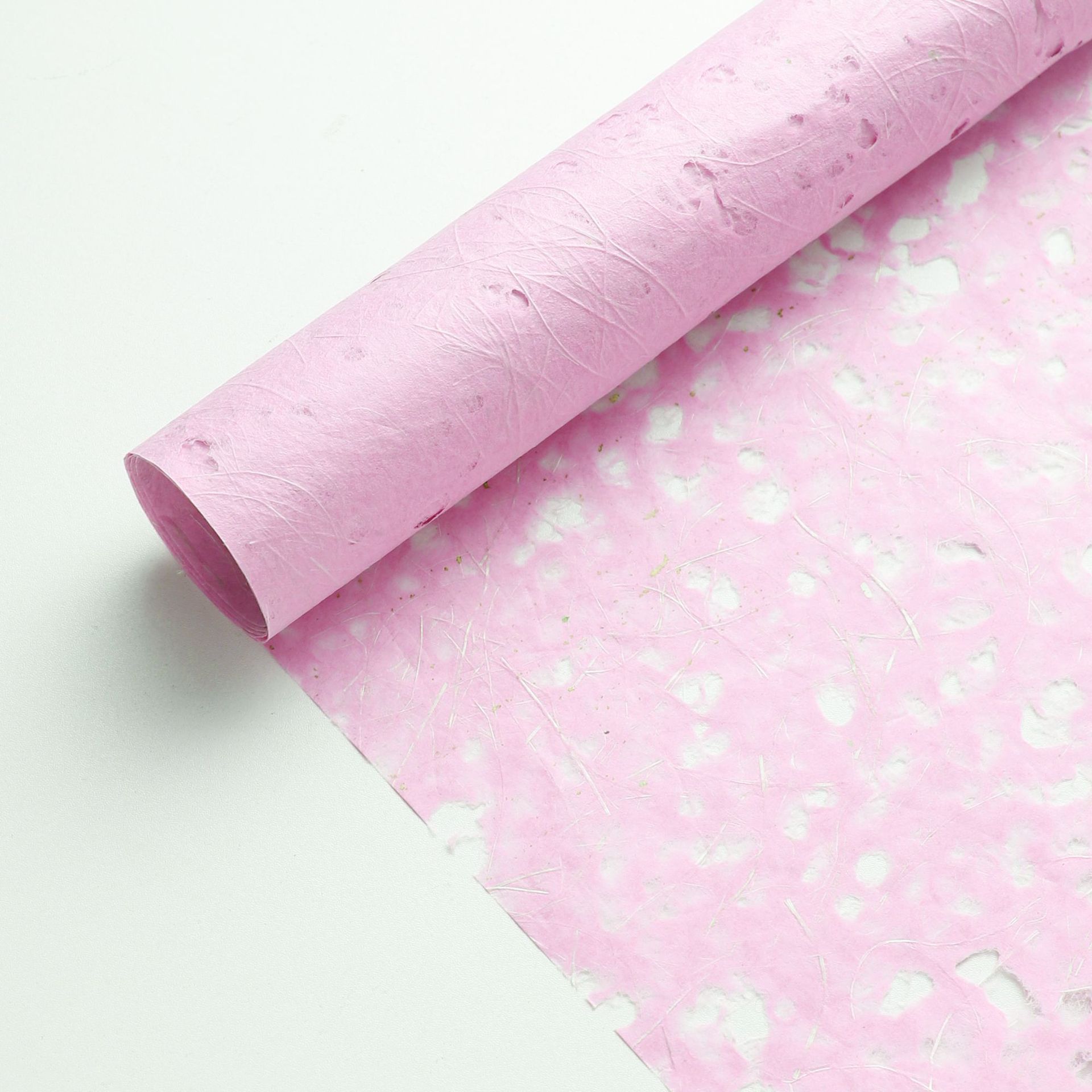 Florista hecha a mano papel de ensueño flores ramo de flores papel de embalaje floral romántico material de espesamiento de papel agujero al por mayor