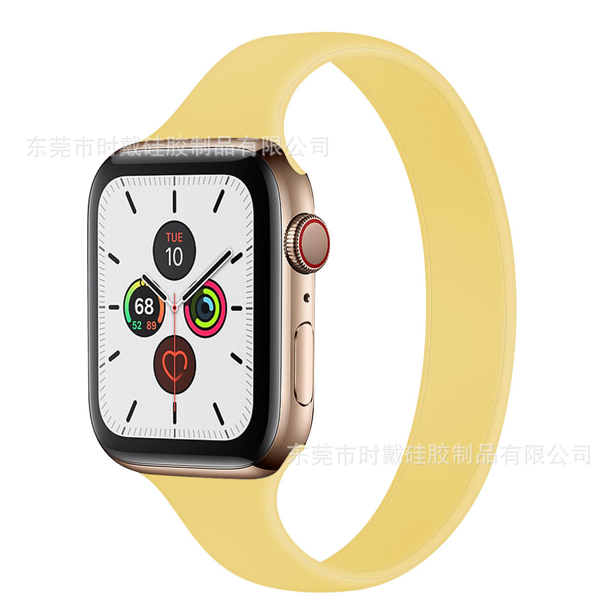 苹果一体纯色缩身款