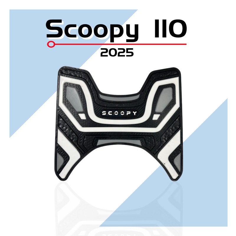 Suitable for Honda Scoopy 110 fi 2025 model motorcycle anti-slip foot pads, thickened rubber, cross-border factory wholesale