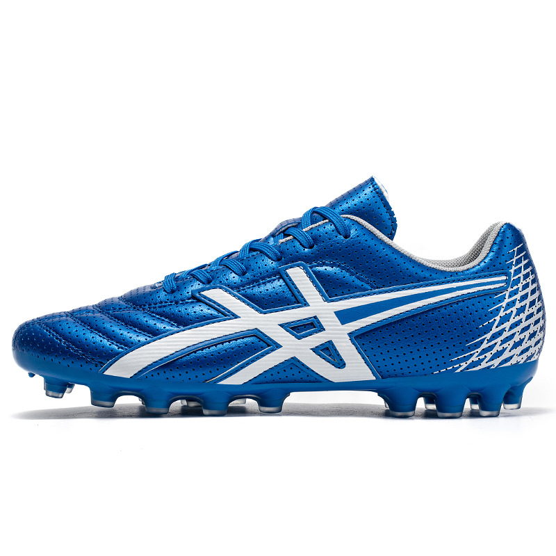 Zapatos de fútbol para hombres y mujeres estudiantes adolescentes AG clavos largos entrenamiento de carreras de clavos al por mayor tecnología ventilada para adolescentes