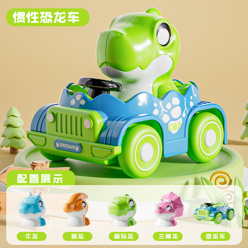 卸売ドロップシッピング楽しい漫画エンジニアリング車両掘削車落下耐性男の子と女の子子供シミュレーションおもちゃ慣性プレス車|undefined
