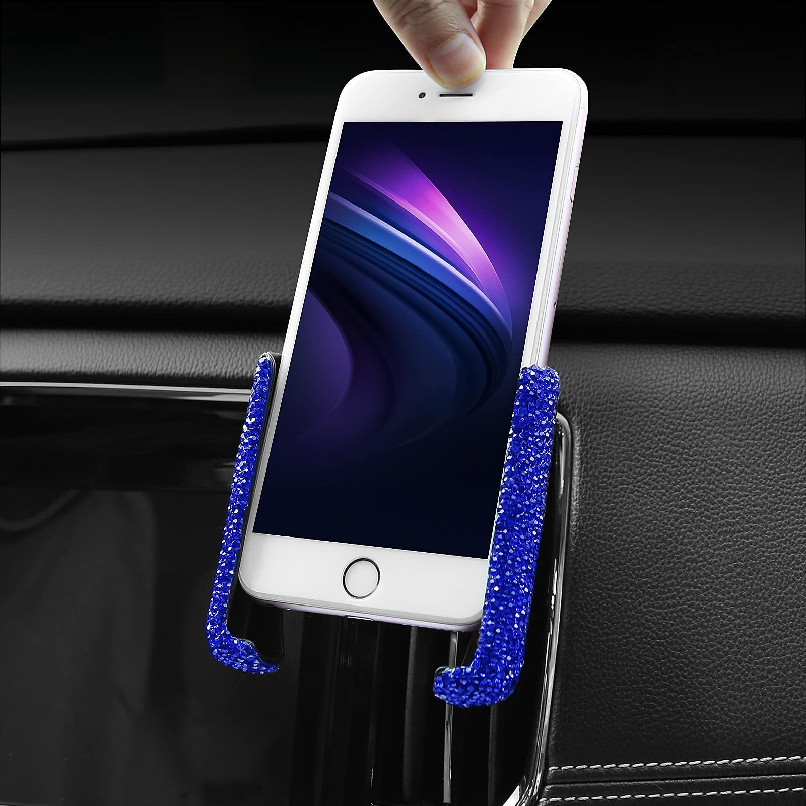 Rhinestone Car Phone Holder Air Vent Mount