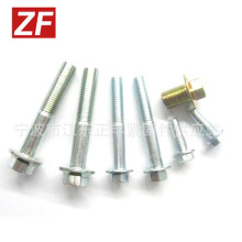 镀锌法兰面螺丝 六角法兰面螺栓 碳钢螺丝 不锈钢紧固件