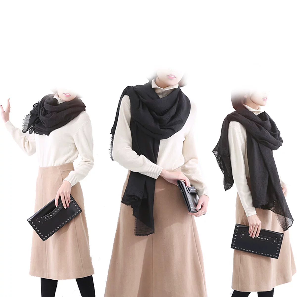 Летний пляжный плащ, большой рождественский шарф, подарок на день рождения