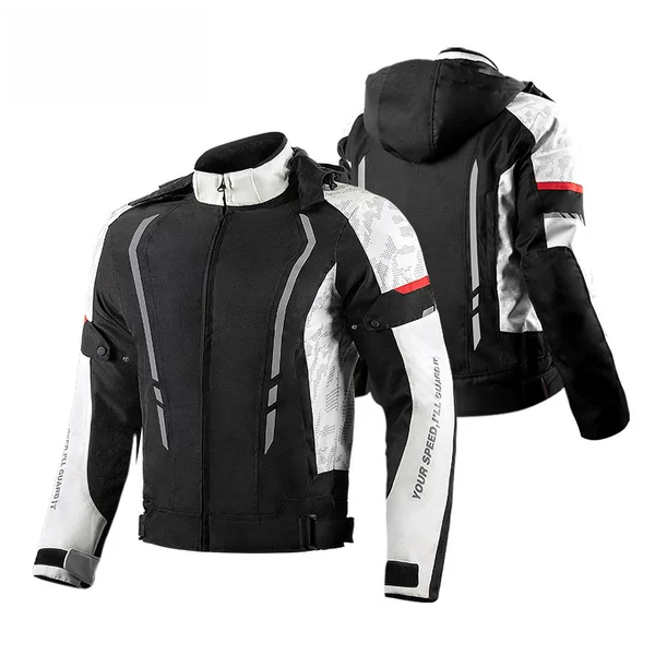 Motorcycle cycling clothing men's and women's four-season motorcycle clothing winter warm anti-fall rider equipment Windshield Protection racing clothing