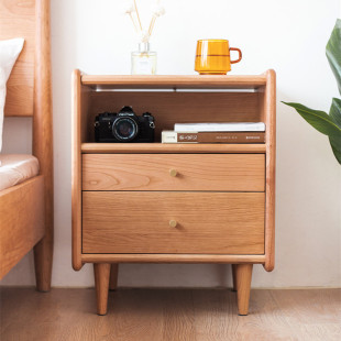 Victoria Mish head cabinet modern minimalist small solid wood bedside cabinet bedroom storage cabinet inspi