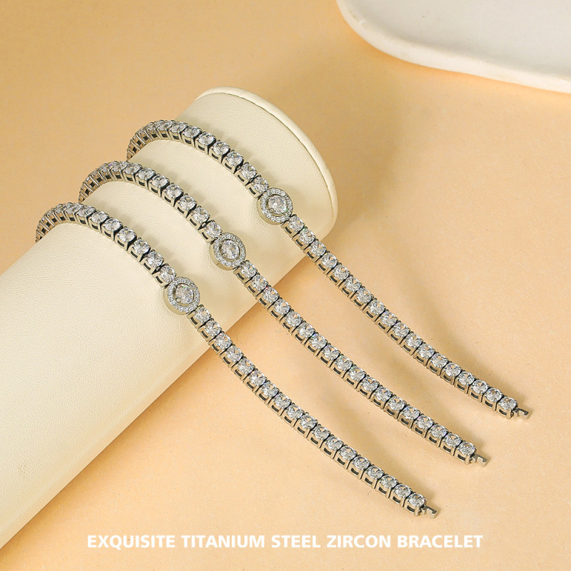 316 stainless steel mesh ball bracelet foreign trade girls light luxury high-level cross-border zircon bracelet flash does not fade 316 stainless steel mesh ball bracelet foreign trade girls light luxury high-level cross-border zircon bracelet flash does not fade