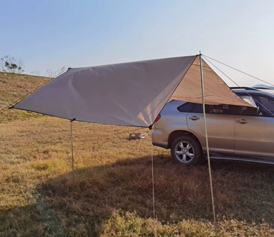 Hammock Sunshade Cloth Waterproof | Avtomobil yan çətirləri - 300200cm-khaki-side-canopy-double