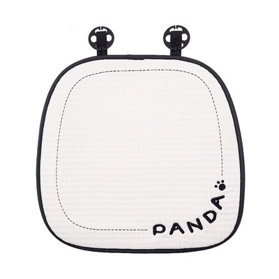 Lanyu Original Ice Silk Car Seat Cushion Cute Panda Comfortable Breathable Car Seat Cover Summer Car Seat Cushion (Seat cushion, seat cover) - ice-silk-plaid-back-panda-cushion-front-row