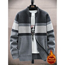 W 73008 Men's Striped Sweater ��ʿ�l�yë�� ���R�d�羳�W