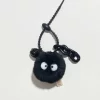 Black charcoal ball silicone rope
