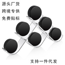 跨境专供多层亚克力曲棍球球展示架 冰球展示架 透明亚克力支架子