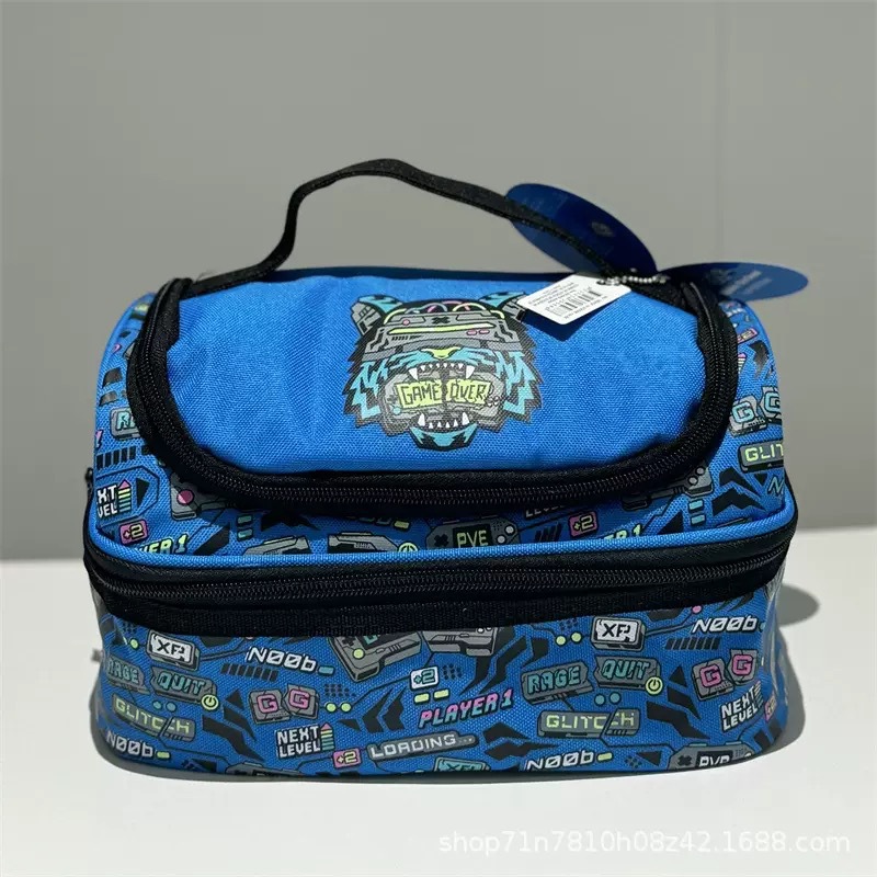 Australia smiggle estudiantes mochila de gran capacidad para niños paquetes de comidas de doble aislamiento térmico nuevo unicornio tigre dibujos animados