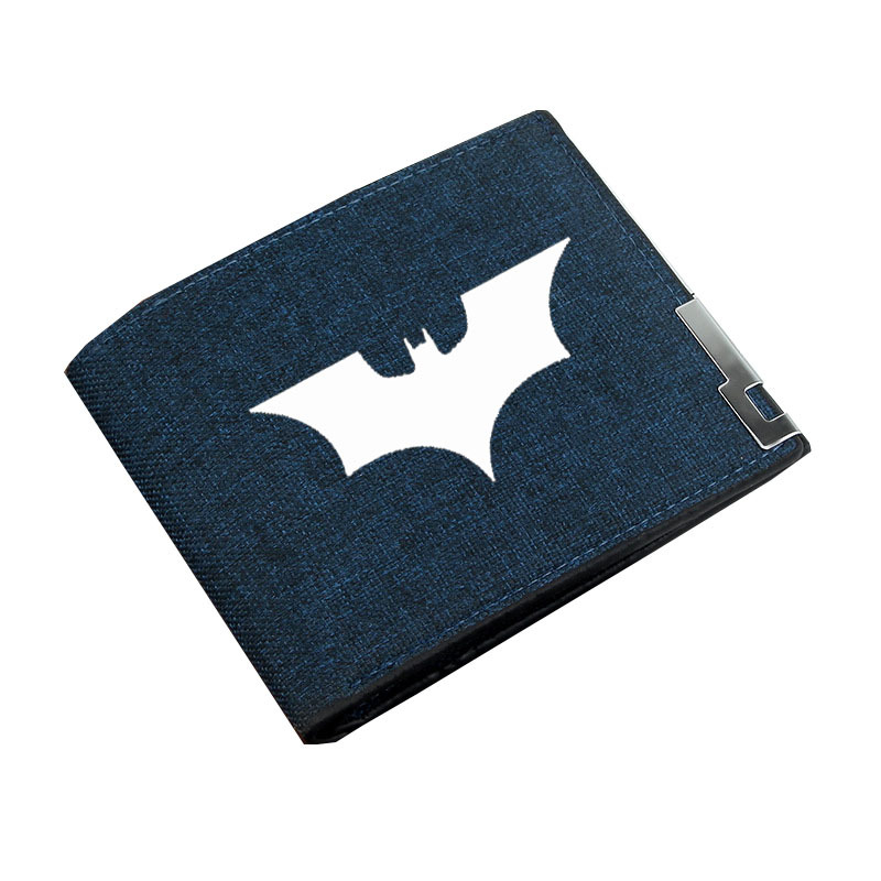 Anime Marvel héroe Marvel Comics estudiante monedero hombres y mujeres lienzo cartera corta