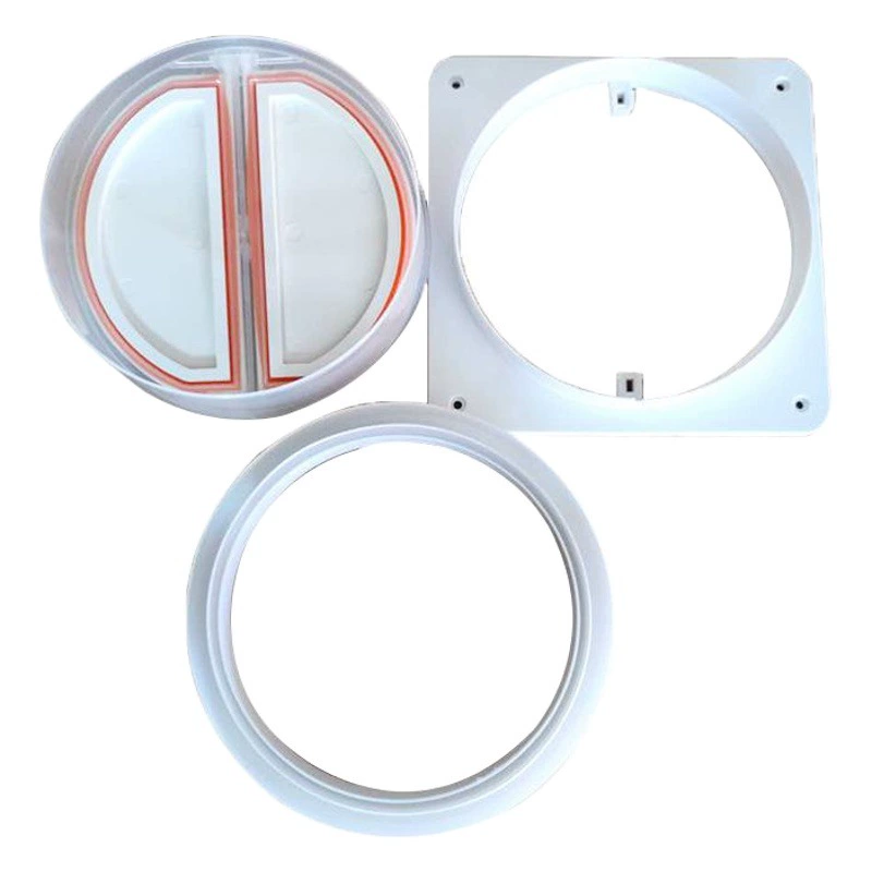 Кухонный вытяжной шкаф дымоход прозрачный обратный клапан прозрачный двухдверный выход воздуха