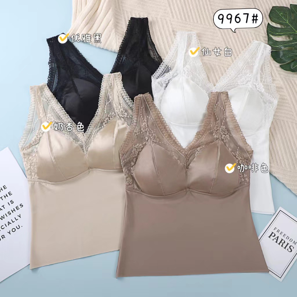 New sexy and atmospheric lace fashion combined with one fixed cup beautiful back lingerie