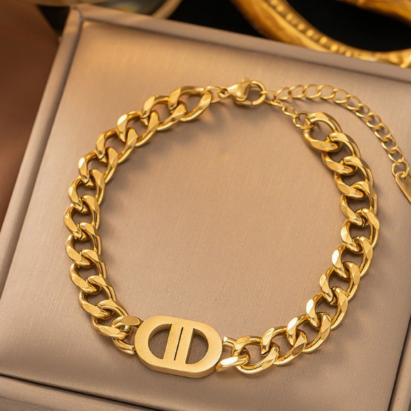 Daily Occasion Round Heart Shape 304 Stainless Steel Elegant 304 Stainless Steel Bangle