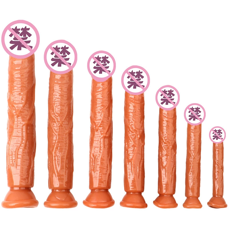 Realistic Transparent Dildo with Suction Base, Multiple Sizes (Ø 2–5 cm, 10–23.5 cm)