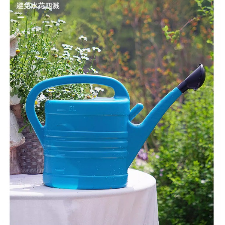 5L可拆卸花洒壶 淋水壶 凯姿家用洒水壶浇花水壶淋水壶长嘴喷