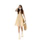 2024 New Arrival Sling Sleeveless Neck Dress Women's Summer Seaside Holiday Fairy Beach Dress