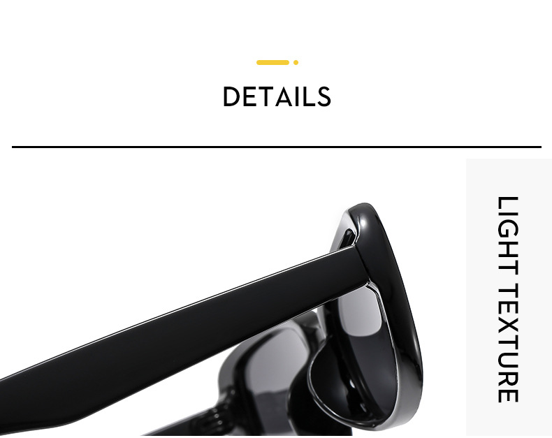 40g Weight Full Frame Glasses Structure Sunglasses Classification PC, UV400 Protection Lens Material Square Glasses Style Travel, Shopping Occasion Solid Color Pattern All Seasons Season Women's Gender Simple Style, Classic Style Style Simple Style Classic Style Solid Color PC UV400 Protection Square Full Frame Women's Sunglasses 6