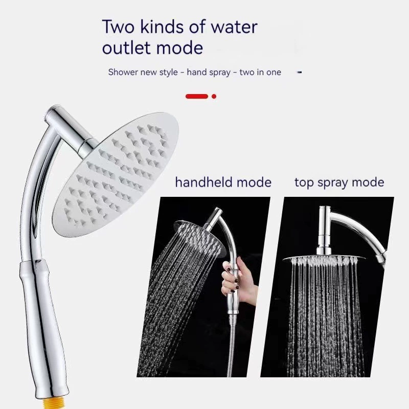 Бытовая душевая лейка Большая душевая лейка тропический душ из нержавеющей стали большая одноголовая ванна с наддувом насадка для душа аксессуары