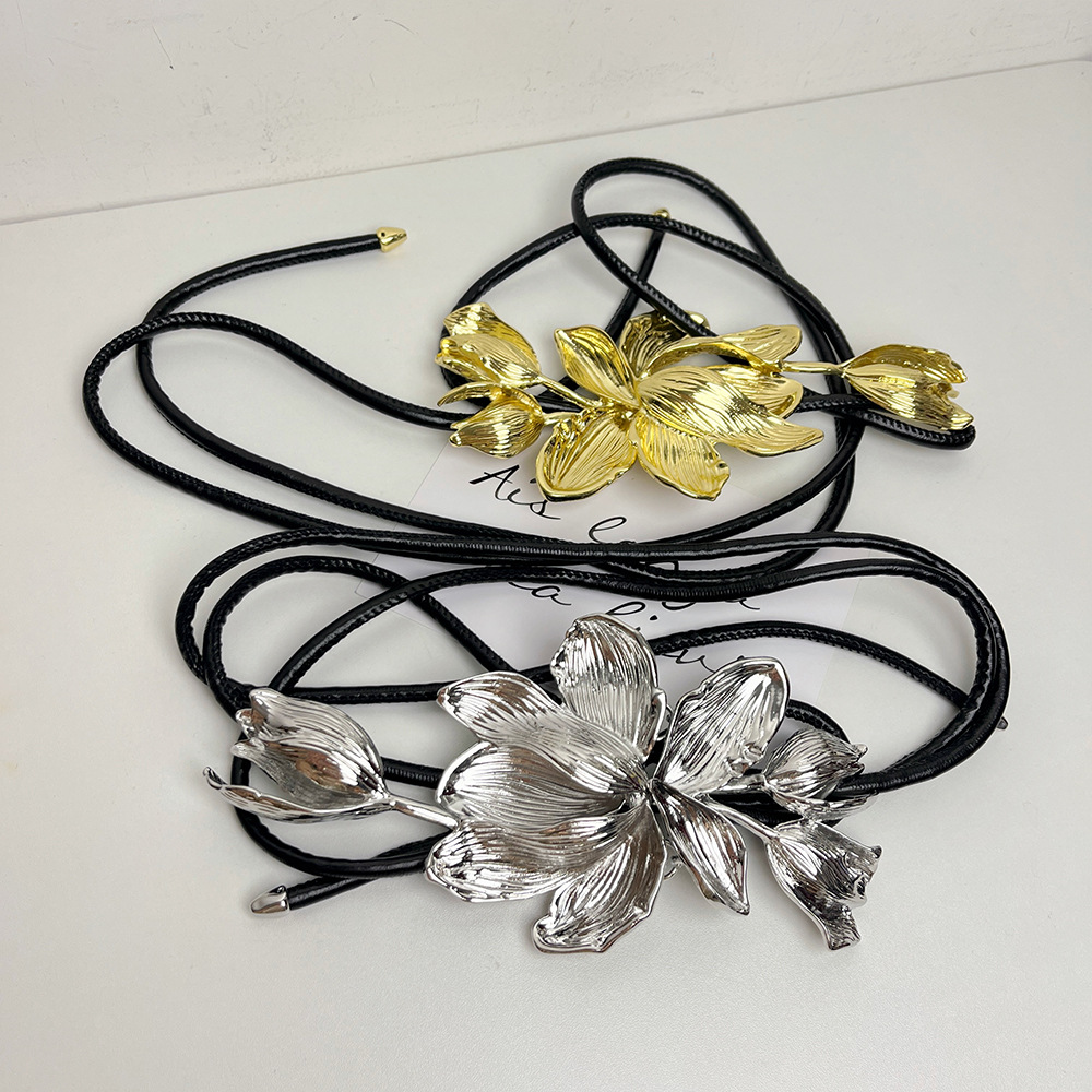 Flower Pattern Women's Gender Vintage Style Classic Style Flower Pu Leather Alloy Women's Leather Belts