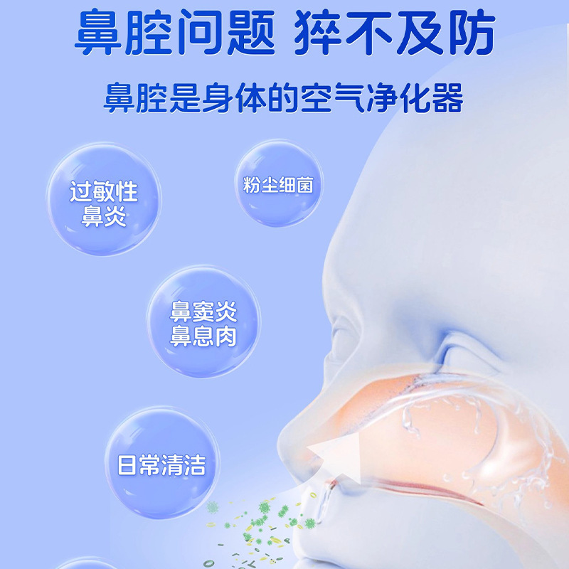 葵花海水鼻腔喷雾器生理性盐水医用鼻炎喷雾剂洗鼻器儿童成人家用|undefined