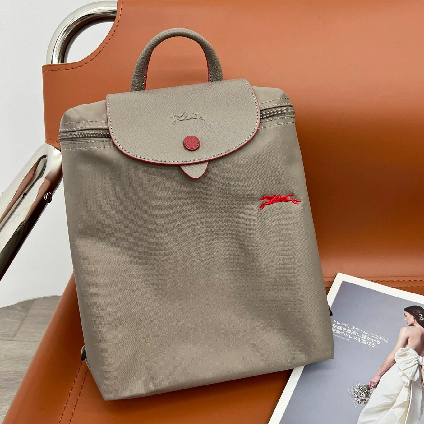 Anniversary brown backpack