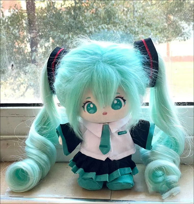 20 センチメートル初音ふふかわいい綿人形楽章未来ベビー服二次元人形着替え可能な誕生日ギフト|undefined