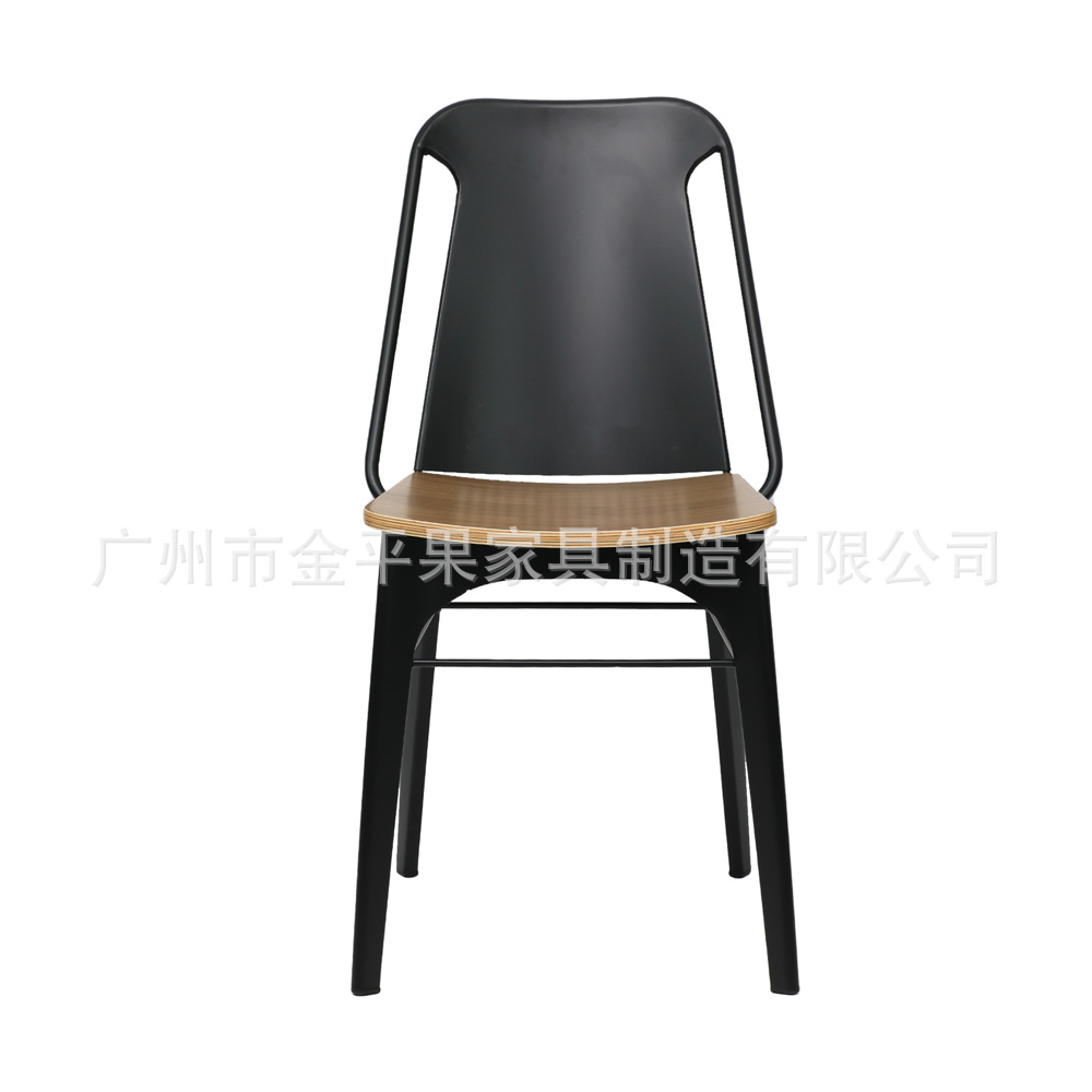 Factory Direct Dining Chair American Iron Fireproof Board Bar Chair Bar Island Home Commercial Bar Stool Western Restaurant Chair