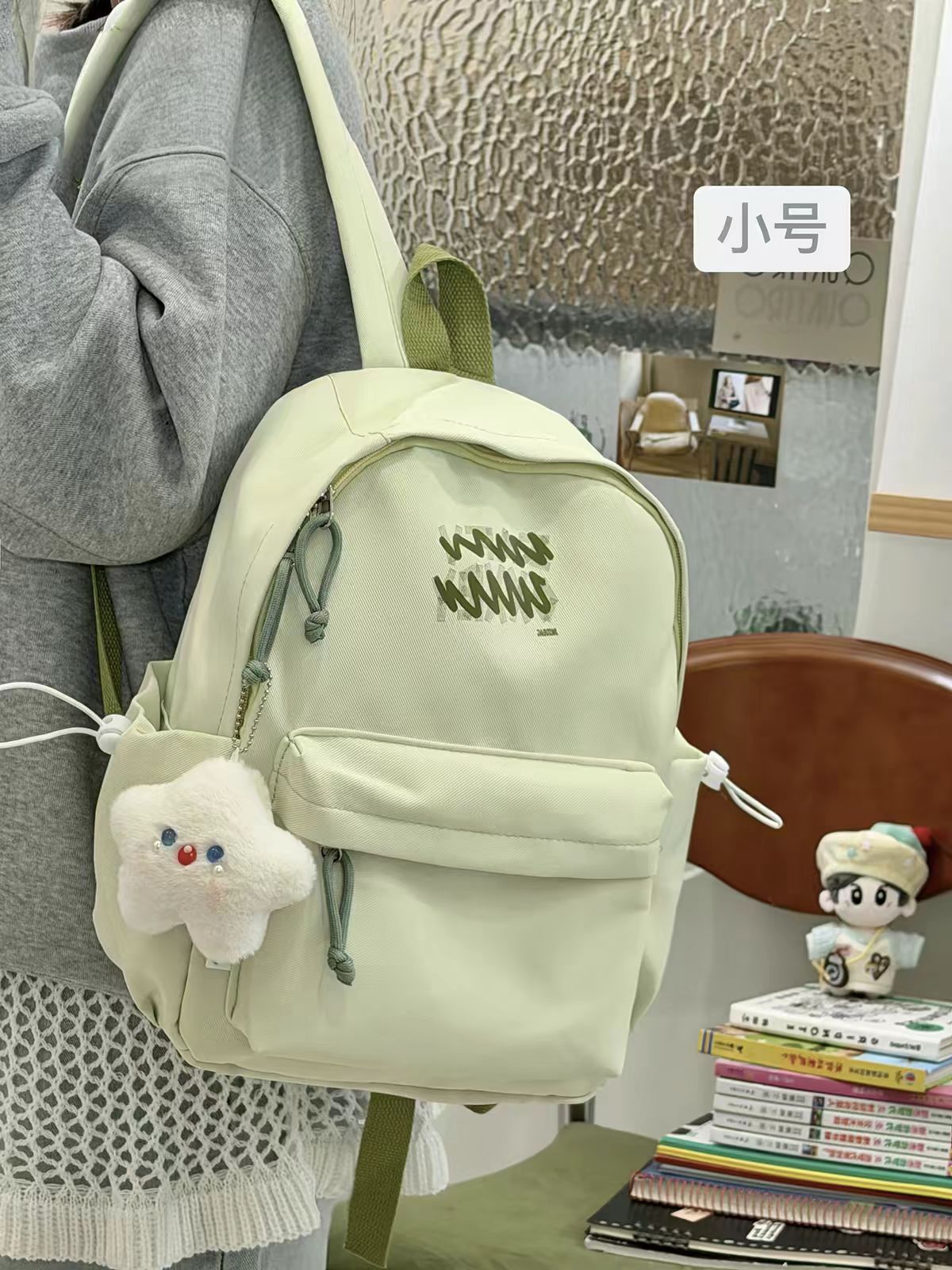 초록색 스몰 사이즈 + 진주 눈물 블루 아이즈 별