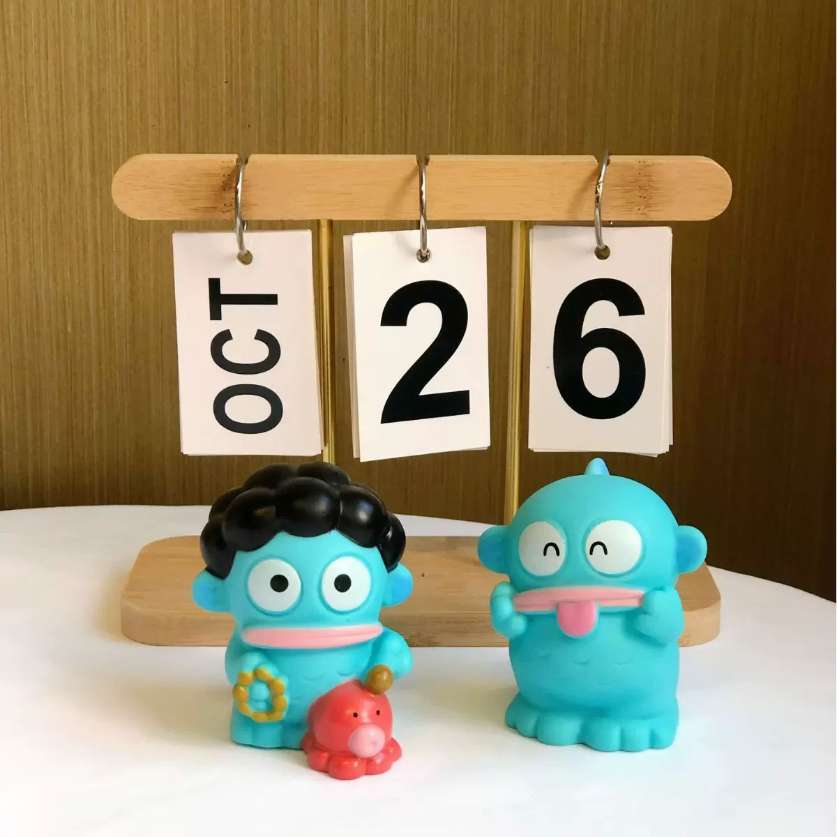 搪胶可爱卡通搞怪小丑鱼公仔桌面装饰品摆件儿童卧室氛围灯批发