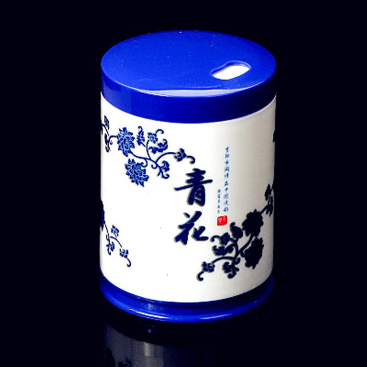 1039 Blue and White Porcelain Toothpick Bottle Printed Toothpick Tube Thickeneded Plus Household Toothpick Jar Two Yuan Goods Ready for Sale Wholesale